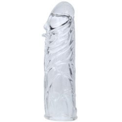 BAILE - FUNDA LILA PARA EL PENE DE SILICONA ADAPTABLE DE 13 CM