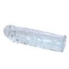BAILE - FUNDA DE SILICONA TRANSPARENTE PARA PENE 13 CM