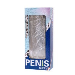 BAILE - FUNDA DE SILICONA TRANSPARENTE PARA PENE 13 CM