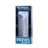 BAILE - FUNDA PARA PENE CON PUNTOS ESTIMULANTES TRANSPARENTE 14 CM