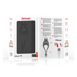 ONINDER - ANILLO VIBRADOR RECARGABLE Y AJUSTABLE PAMPA CON ESTIMULADOR DE CLÍTORIS DE 10 VELOCIDADES - APLICACIÓN GRATUITA