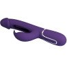 PRETTY LOVE - VIBRADOR MULTIFUNCIÓN KAMPAS RABBIT 3 EN 1 CON LENGUA VIOLETA