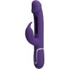 PRETTY LOVE - VIBRADOR MULTIFUNCIÓN KAMPAS RABBIT 3 EN 1 CON LENGUA VIOLETA