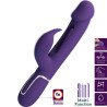 PRETTY LOVE - VIBRADOR MULTIFUNCIÓN KAMPAS RABBIT 3 EN 1 CON LENGUA VIOLETA