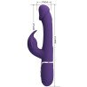 PRETTY LOVE - VIBRADOR MULTIFUNCIÓN KAMPAS RABBIT 3 EN 1 CON LENGUA VIOLETA