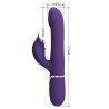 PRETTY LOVE - VIBRADOR ZALIN RABBIT CON PERLAS 4 EN 1 MORADO