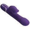 PRETTY LOVE - VIBRADOR ZALIN RABBIT CON PERLAS 4 EN 1 MORADO