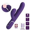 PRETTY LOVE - VIBRADOR PERLITA PARA EL PUNTO G 3 EN 1 MULTIFUNCIÓN MORADO