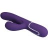 PRETTY LOVE - VIBRADOR PERLITA PARA EL PUNTO G 3 EN 1 MULTIFUNCIÓN MORADO