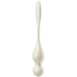 SATISFACTOR - BOLAS DE KEGEL VIBRATORIAS LOVE BIRDS BLANCAS