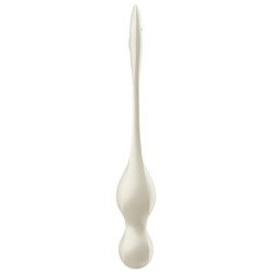 SATISFACTOR - BOLAS DE KEGEL VIBRATORIAS LOVE BIRDS BLANCAS
