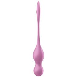 SATISFYER - LOVE BIRDS BOLAS KEGEL VIBRADORAS ROSA