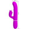 AMOR PRECIOSO - VIBRADOR CON FORMA DE CONEJO CON FUNCIÓN DE LAMER FUCHSIA