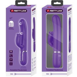 AMOR PRECIOSO - VIBRADOR CON FORMA DE CONEJO CON PUNTA DE LAMER MORADA