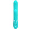 PRETTY LOVE - PERLITA VIBRADOR PUNTO G 3 EN 1 MULTIFUNCIÓN VERDE AGUA
