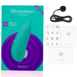 WOMANIZER - ESTIMULADOR CLITORAL STARLET 3 TURQUESA